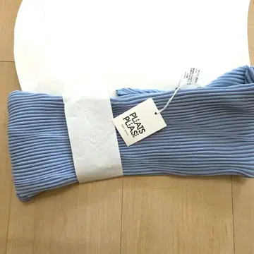 플리트 플리사 이세이 미야케 라이트 블루 이중 스톨