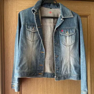 Y2K 알바 로자 라이트 블루 데님 자켓