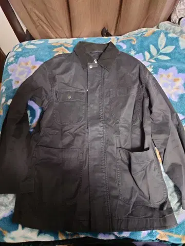 블랙 밀리터리 자켓 M 사이즈 GU