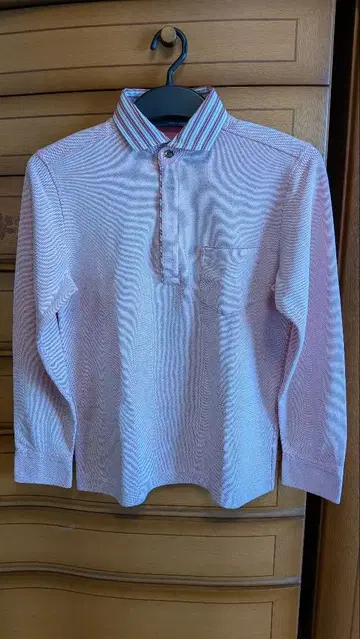 새상품급 조셉 아부트 핑크 스트라이프 옷깃 피케 셔츠 M