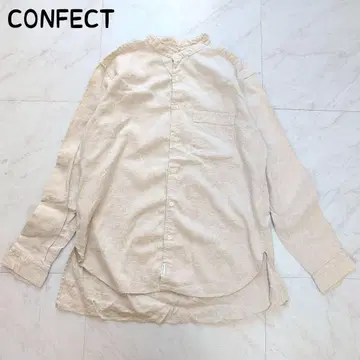 nest Robe CONFECT 기모 린넨 밴드 카라 셔츠