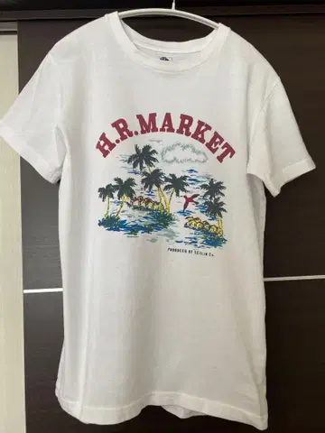 [ 기무라 타쿠야 착용 ] 할리우드 런치 마켓 화이트 T셔츠