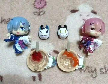 리제로 가챠폰 복권 A상 피규어 렘&라무