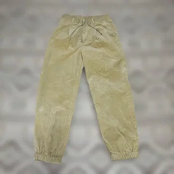 베이지 코듀로이 팬츠 L