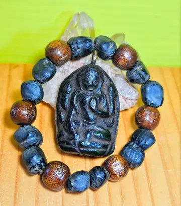 네팔산 불상 펜던트와 태국산 블레스 2개 세트