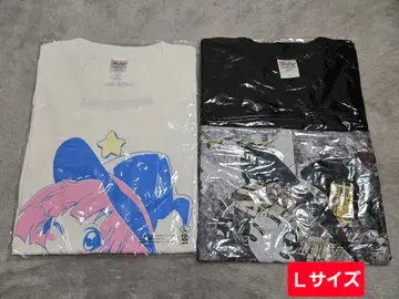 유루유리 캐릭터 T셔츠 2장 세트 L 사이즈