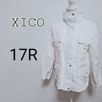 XICO 화이트 데님 자켓 9AR