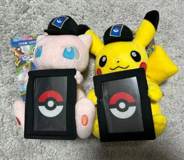 포켓몬 카드 게임 봉제 인형 카드 스탠드 뮤우 피카츄