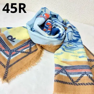 [ 인기 ] 45R 요트 마리나 보자기 대형 스톨 프린지 손글씨