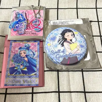 키미프리 큐어 잉크 아크릴 스탠드 트윙클 캔뱃지 사진풍 카드