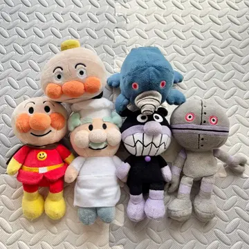 호빵맨 봉제 인형 6개