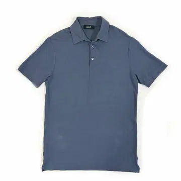 ZANONE 자노네 반팔 피케 셔츠 아이스 코튼 블루 48 M