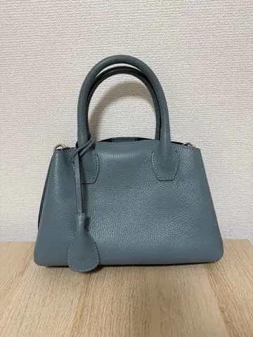 [ MARCO BIANCHINI ] 가죽 2WAY 숄더백 터콰이즈