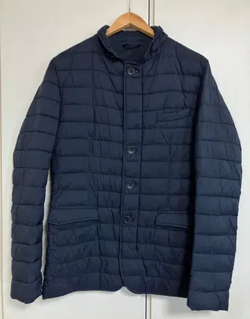 HERNO(헬노) 충전솜 나일론 자켓 네이비(남색) 무료배송 50 사이즈