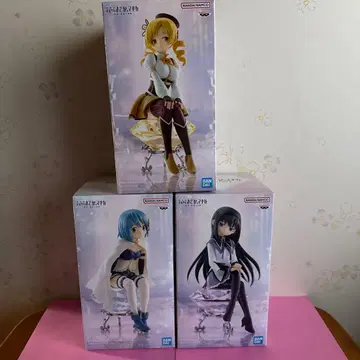 미개봉 새상품 마도카 마기카 피규어 3체 세트