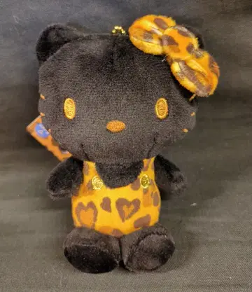 케이 컴퍼니 볼 체인 마스코트 산리오 레오파드 블랙/브라운