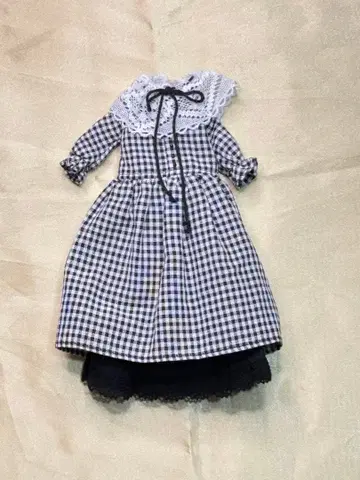 브라이스 아웃핏 ] 블랙 깅엄 원피스 페티코트 라리엣 3종 세트