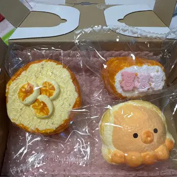 kikisquishy 아이스 버터 스퀴즈 세트 3구 곰 바나나