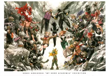 슈에이샤 호리코시 코헤이 [ 나의 히어로 아카데미아 ] 원화전 공식 도록