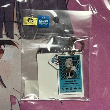 걸즈밴드 클라이 x 산리오 부착형 아크릴 키링 카와라기 모모카