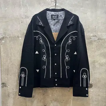 새상품 H BAR C 웨스턴 볼레로 자켓 갸바쟌 멕시칸 L