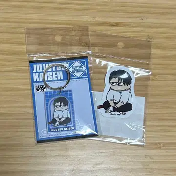 주술회전 플라자 로프트 지로리 스티커 아크릴 키링 옷코츠 유타 2종 세트