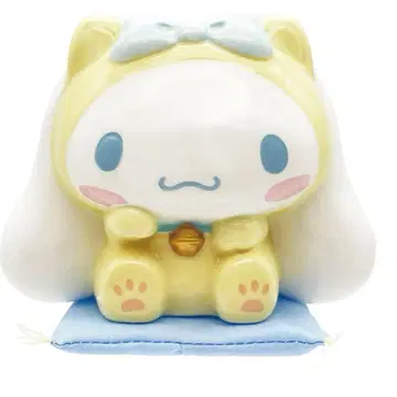 산리오 (SANRIO) 시나모롤 마네키네코 피규어 행복의 방석 앉기