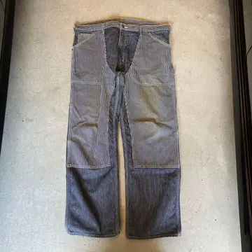 unknown / 더블니 히코리 페인터 팬츠 일본제