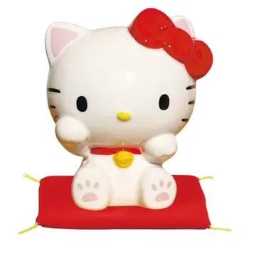 산리오 마네키네코 피규어 헬로키티 행복의 방석 앉기