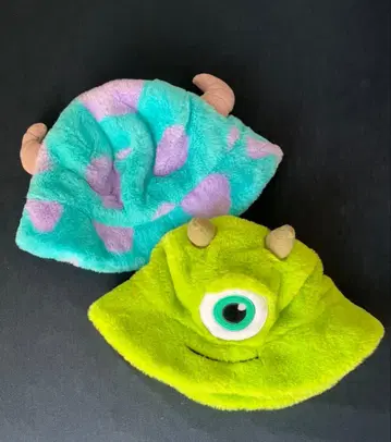 디즈니 몬스터즈 잉크 캐릭터 모자 2세트