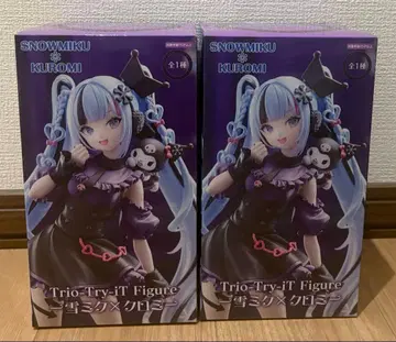 하츠네 미쿠 유키 미쿠 x 쿠로미 trio-try-it 피규어