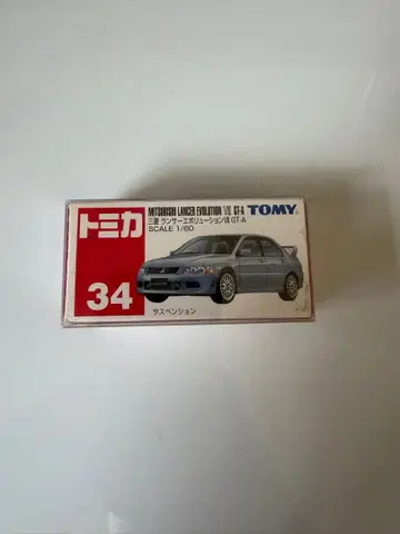 토미카 No. 34 미쓰비시 랜서 에볼루션 VII GT-A