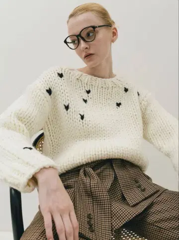 THE TOE Notting-Hill Heart Knit