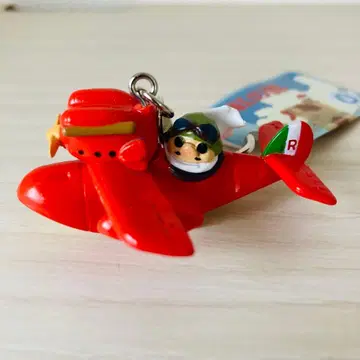 지브리 붉은 돼지 키링 포르코 로쏘 사보이아 키체인 미사용품