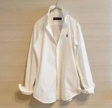 폴로 랄프로렌 화이트 셔츠 자수 포니 로고 사이즈 0 최근 인기