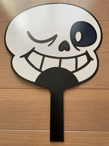 [ 미사용품 ] sans 부채 언더테일 Undertale Fangamer
