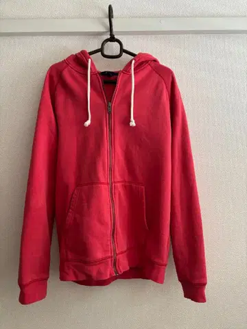 Gap 빨간색 M 사이즈 집업 후드티