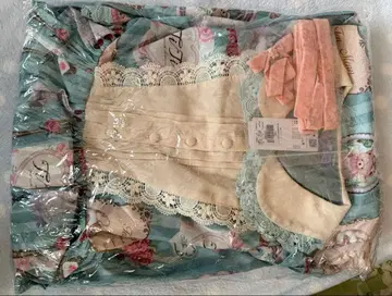 axes femme kawaii 티티 x 베어 패밀리 원피스 민트