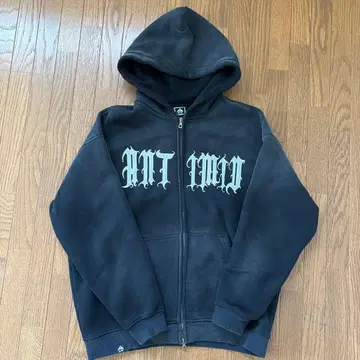 ANTIMID 지퍼 후드티