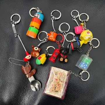 쇼와 레트로 키링 세트