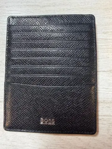 BOSS 가죽 카드 케이스 (블랙)