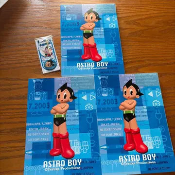 ASTRO BOY 철완 아톰 사진 액자 3개 세트 덤 포함