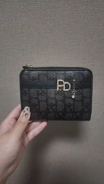 PINKY&DIANNE 접이식 지갑 블랙