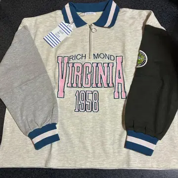 OLIVE des OLIVE 하프 지퍼 폴로 옷깃 자수 트레이닝복