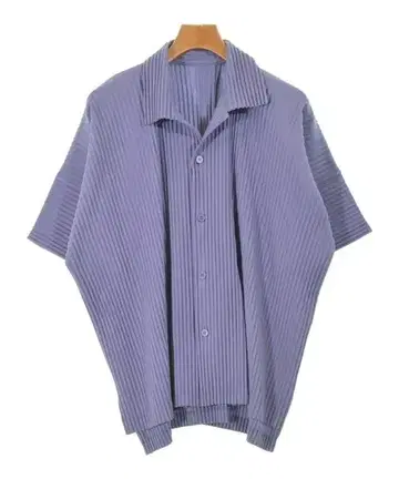 옴므 플리세 캐주얼 셔츠 남성용