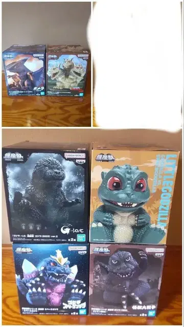 [ 낱개 판매 OK ] 고질라 진좌수 피규어 6개 세트 판매