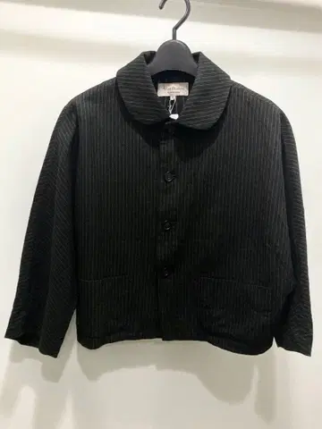 새상품급 Vlas blomme 브라스 브라 숏 기장 자켓 스트라이프