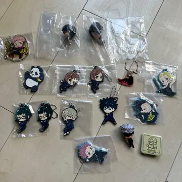 주술회전 키링 세트 아크릴 스탠드 캔 배지 묶음 판매