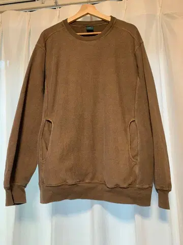 GOOD ON 헤비웨이트 맨투맨 L 브라운 굿온