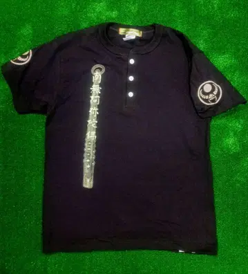 요괴 오리지널 락 귀신에 쇠몽둥이 헨리넥 T셔츠